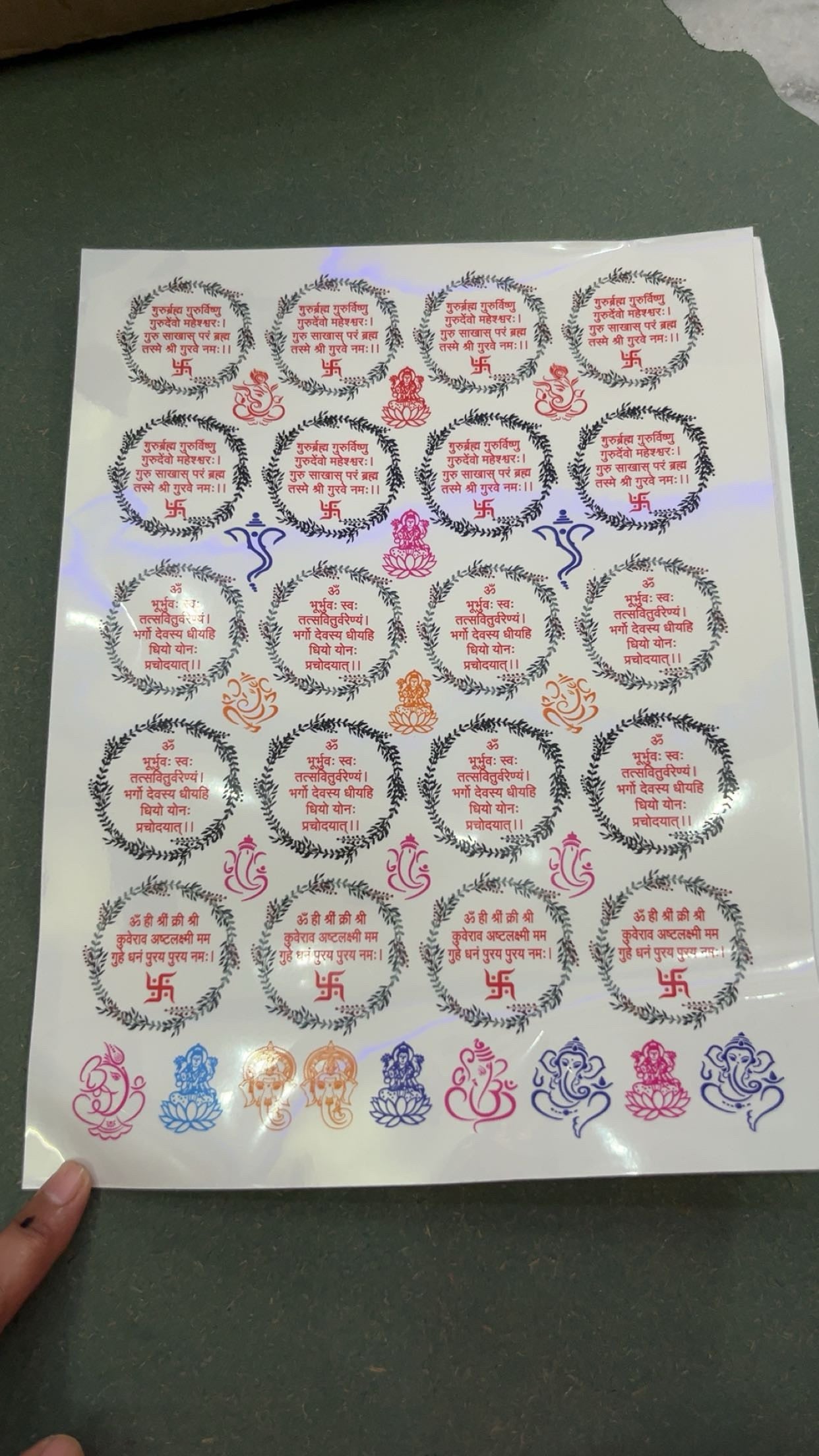 Colored Sticker Design 4