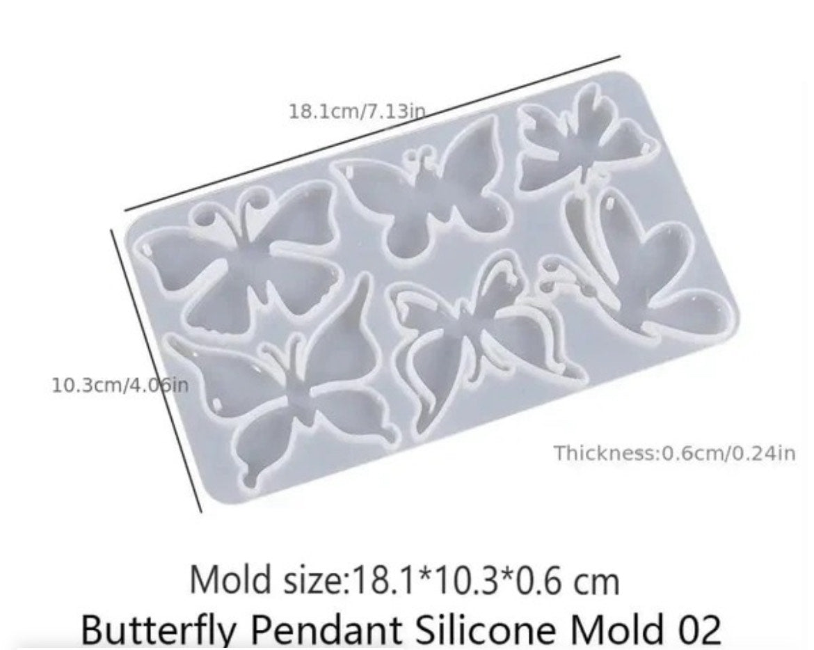 6 Cavity Butterfly Mold