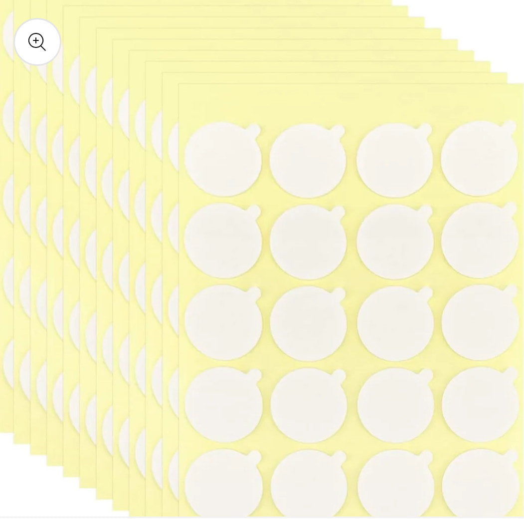 Candle Wick Stickers 5 Sheets (100 Sticker)