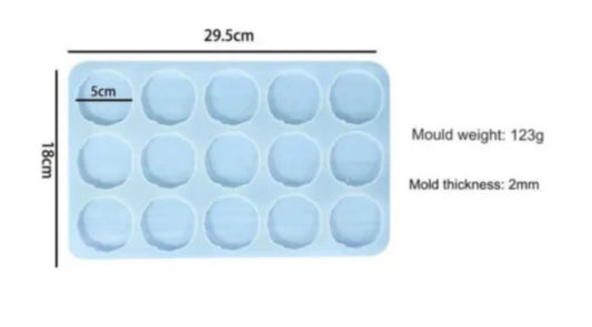 15 Cavity Agate Mold