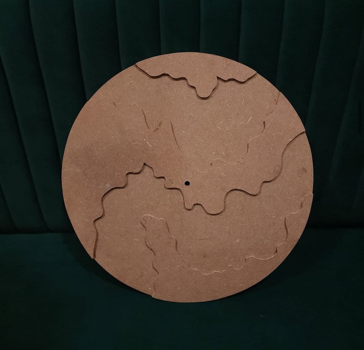 Designer MDF clock base