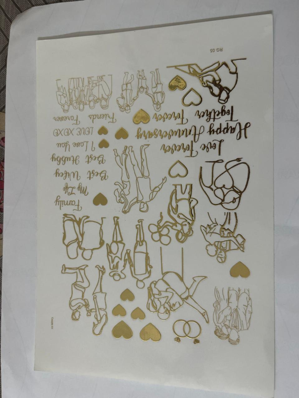 Sweetheart Duo Sticker Set Sheet