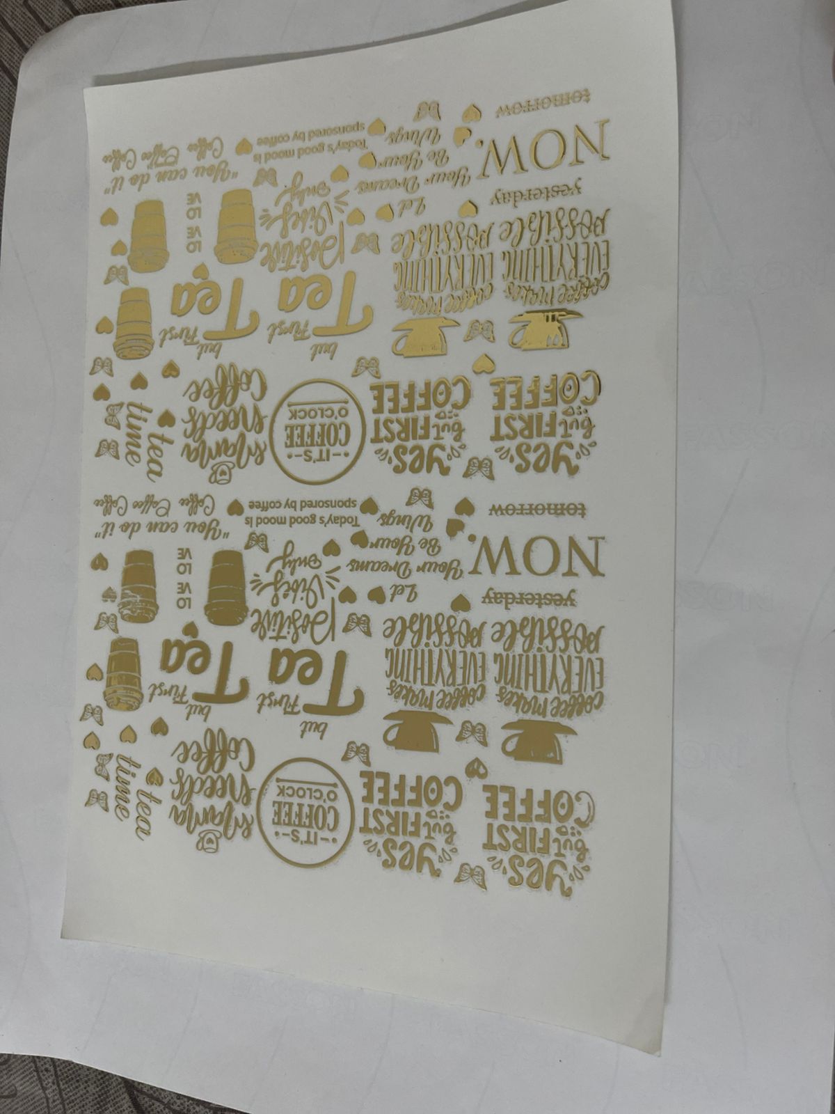 First Tea & Coffee Kickstart Sticker Pack