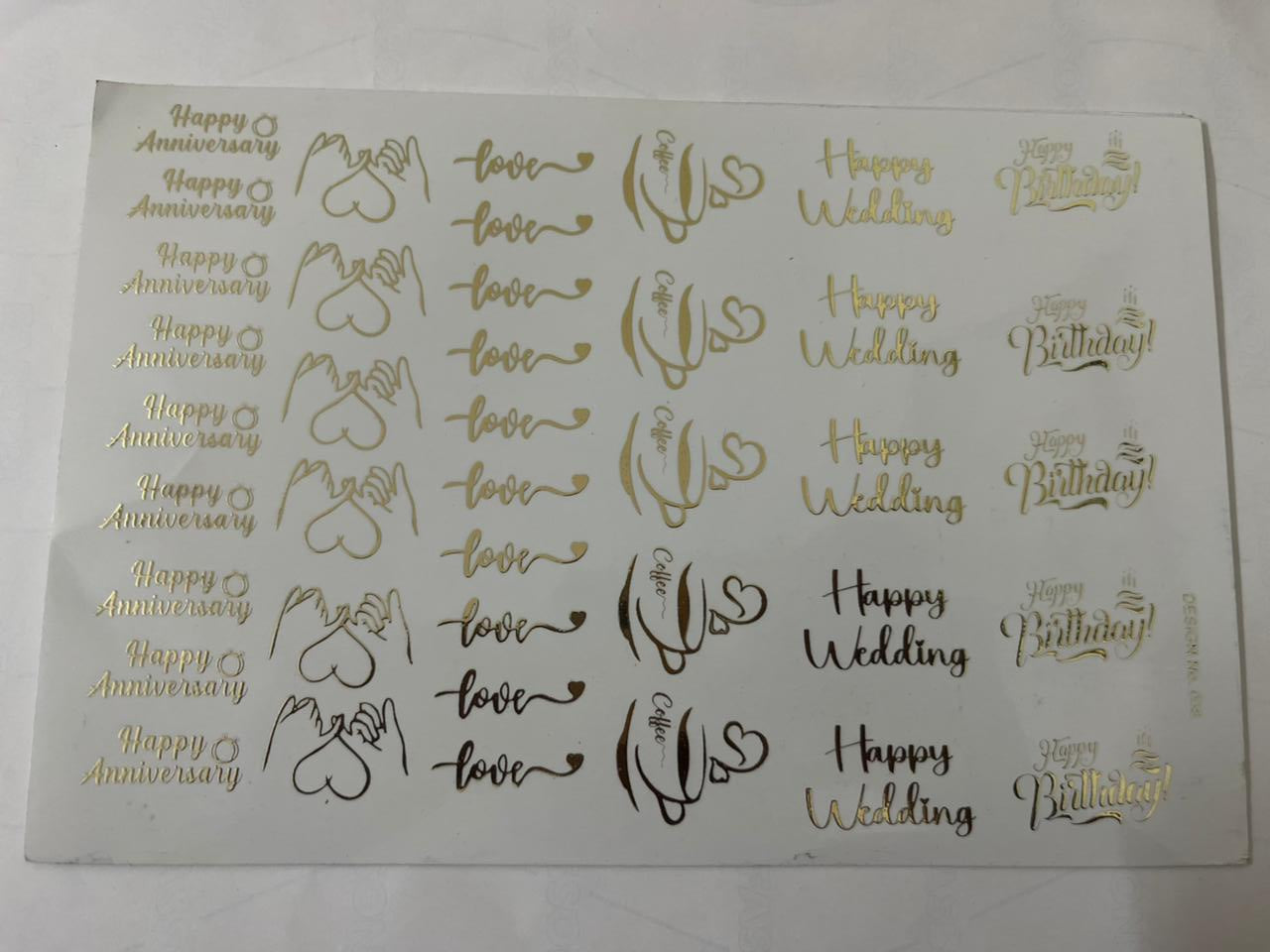 Special Occassions Sticker Sheet
