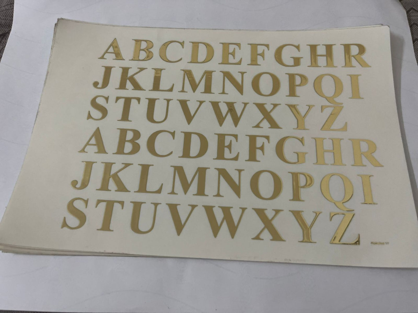 Alphabet Font Sticker