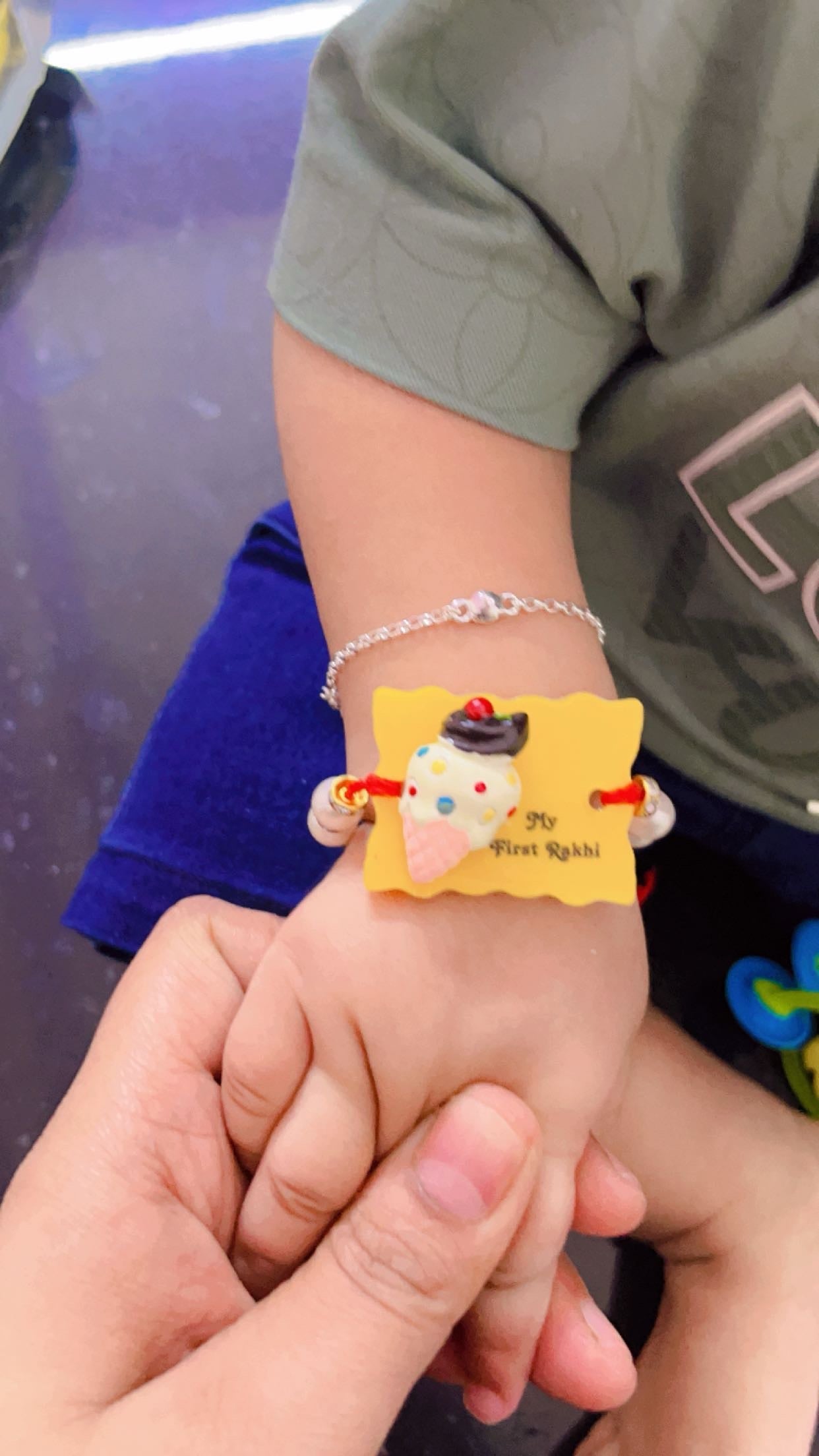 Customized Handcrafted Rakhi | Name Rakhi | Photo Rakhi | Lucky Charm Rakhi