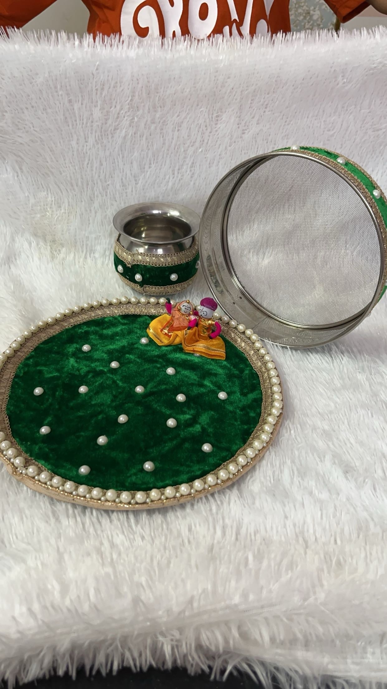 Personalized Karwa Chauth Thali