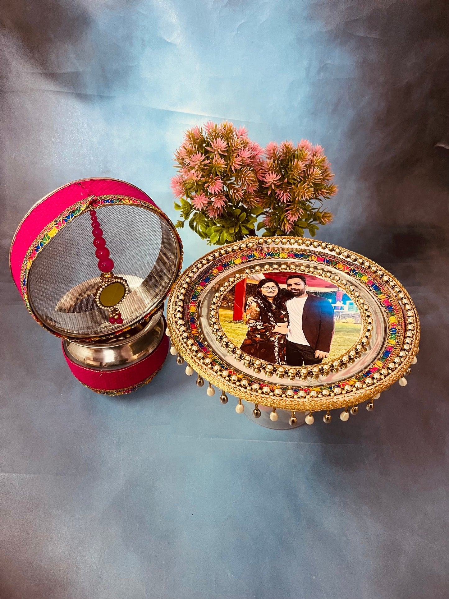 Personalized Karwa Chauth Thali