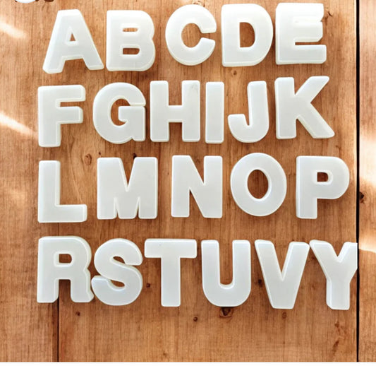 Monogram 6" Individual Alphabet Mold