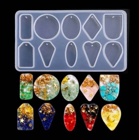 10 Cavity Pendant Mold