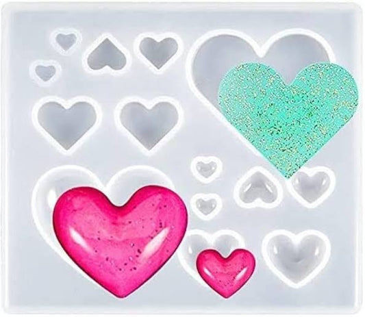 14 Cavity Heart Mold