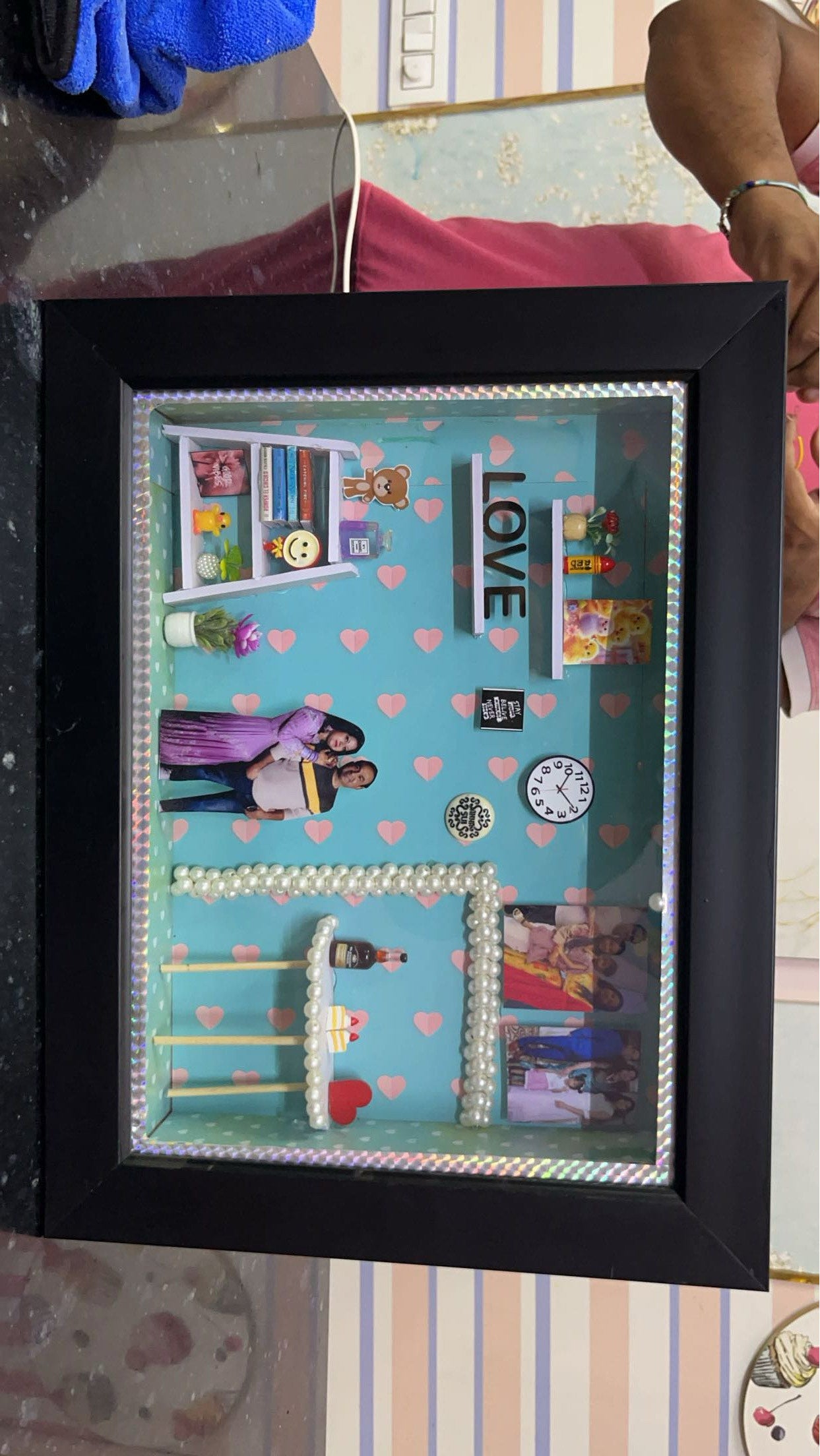 Personalized 3D Miniature Shadow Box || 3D Fridge Magnet