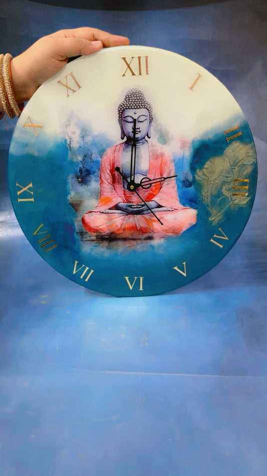 Budha Clock 14"