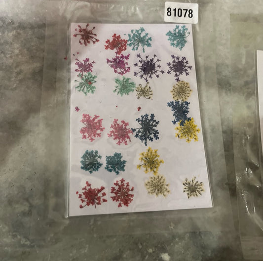 Pressed Flowers Sheet