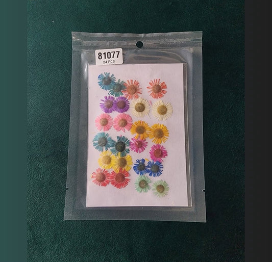 Premium Press On Flowers Sheet