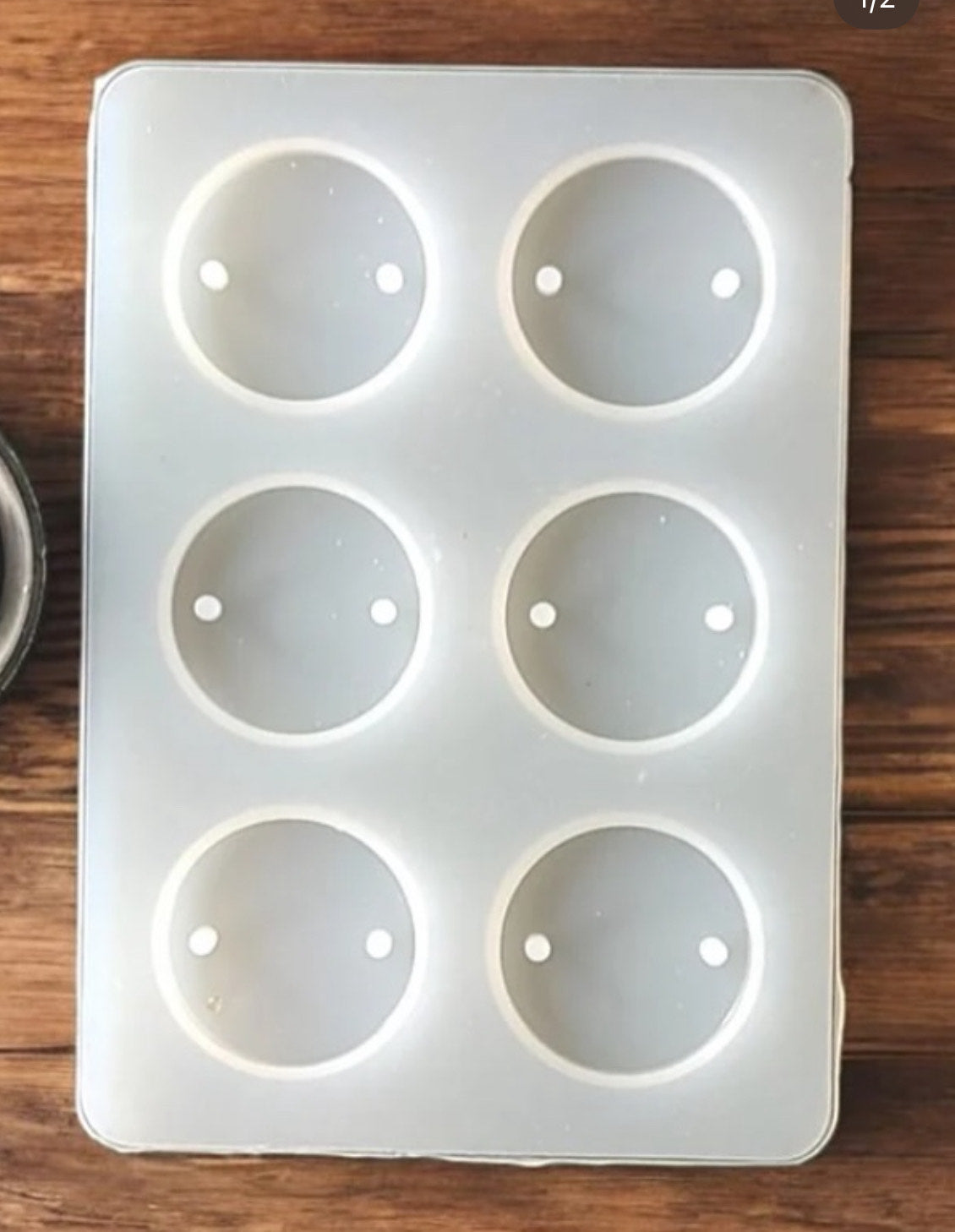 Round Rakhi Mold 6 Cavity