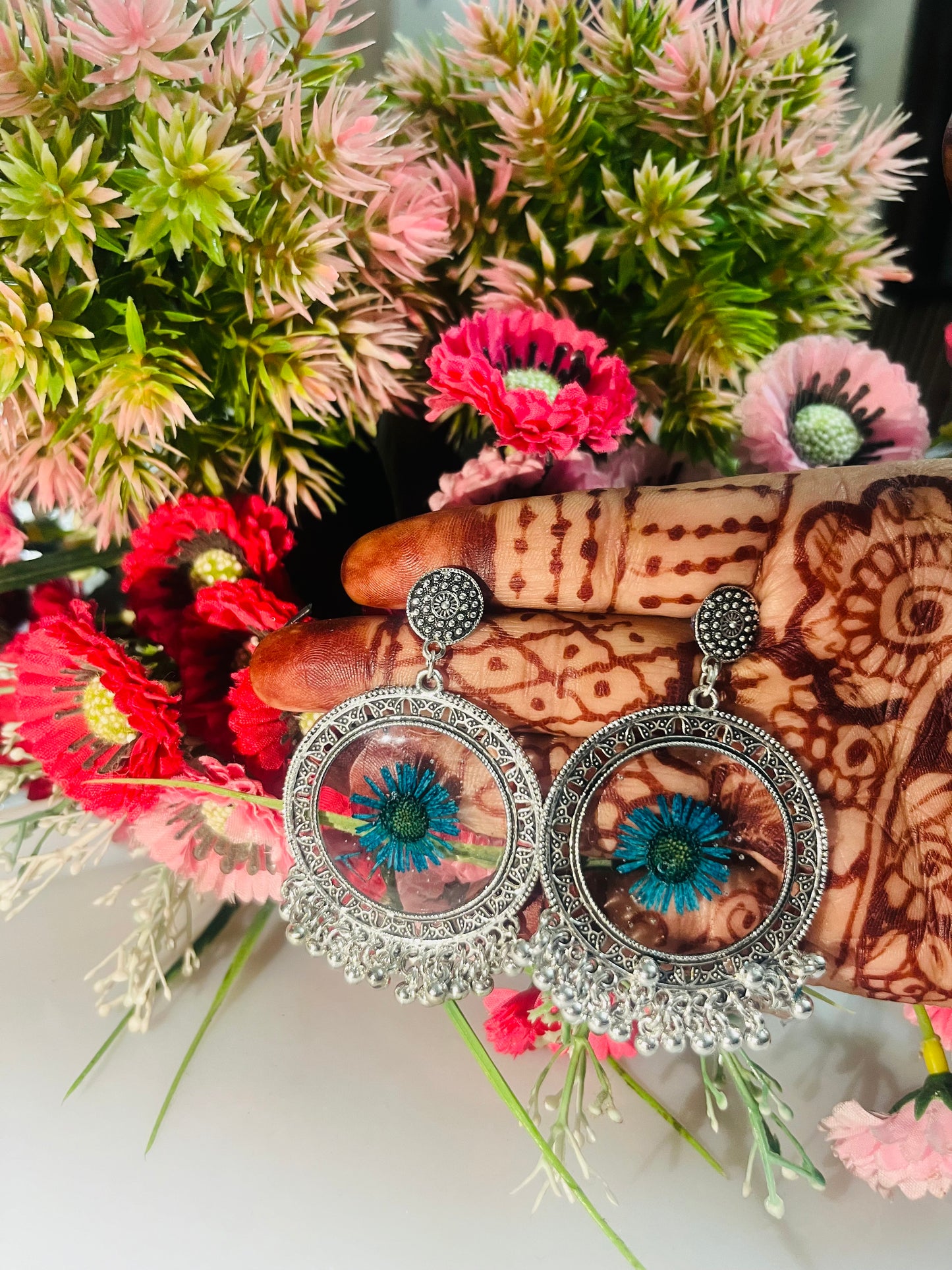 Custom Handcrafted Jewellery | Earings | Heart Pendant | Double Bracelet | Single Bracelet