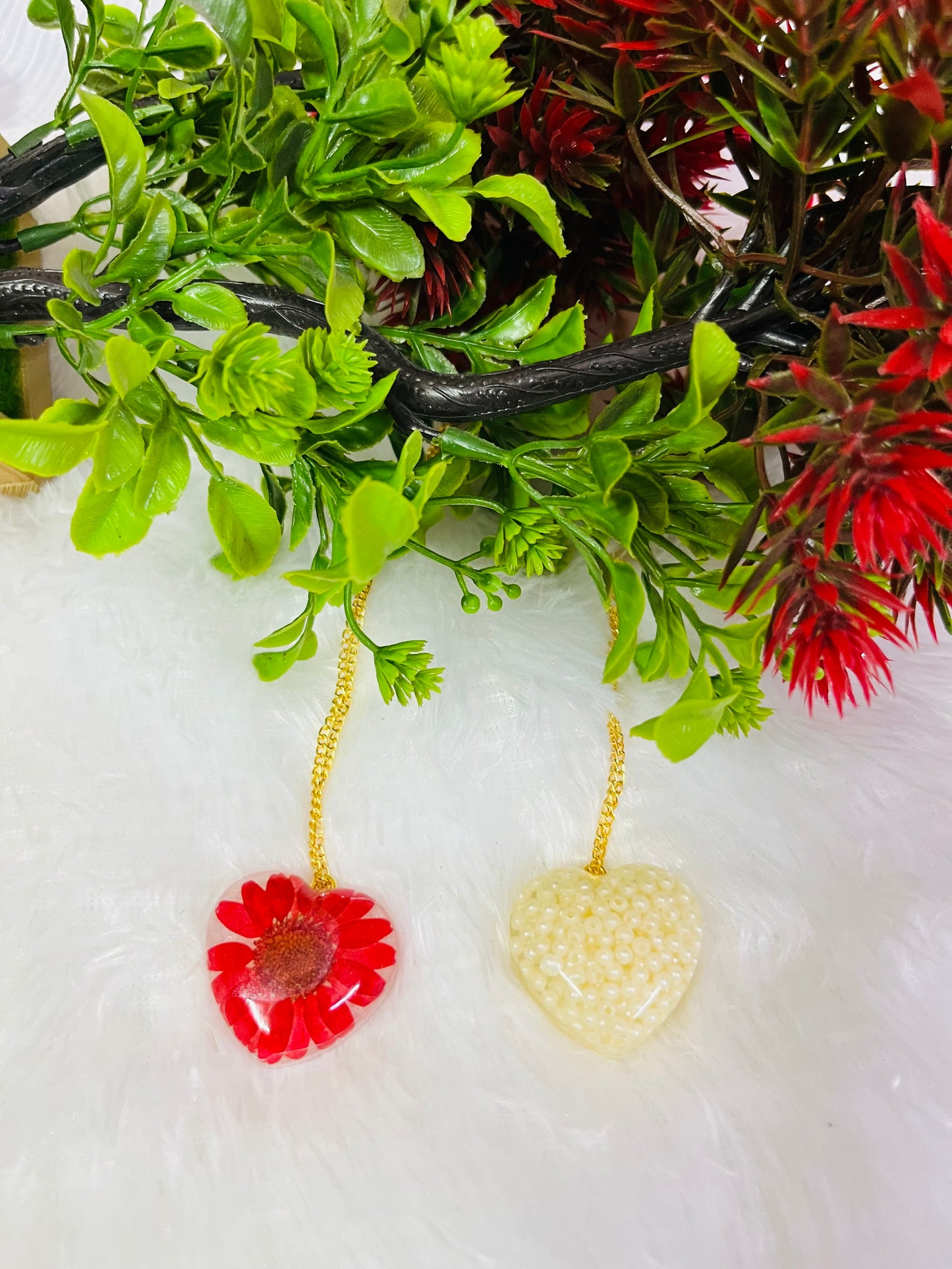 Custom Handcrafted Jewellery | Earings | Heart Pendant | Double Bracelet | Single Bracelet