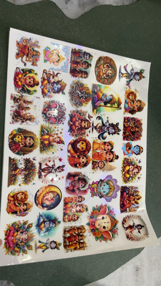 Colored Sticker Design 6