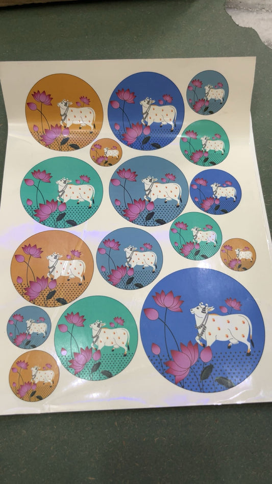 Colored Sticker Design 9