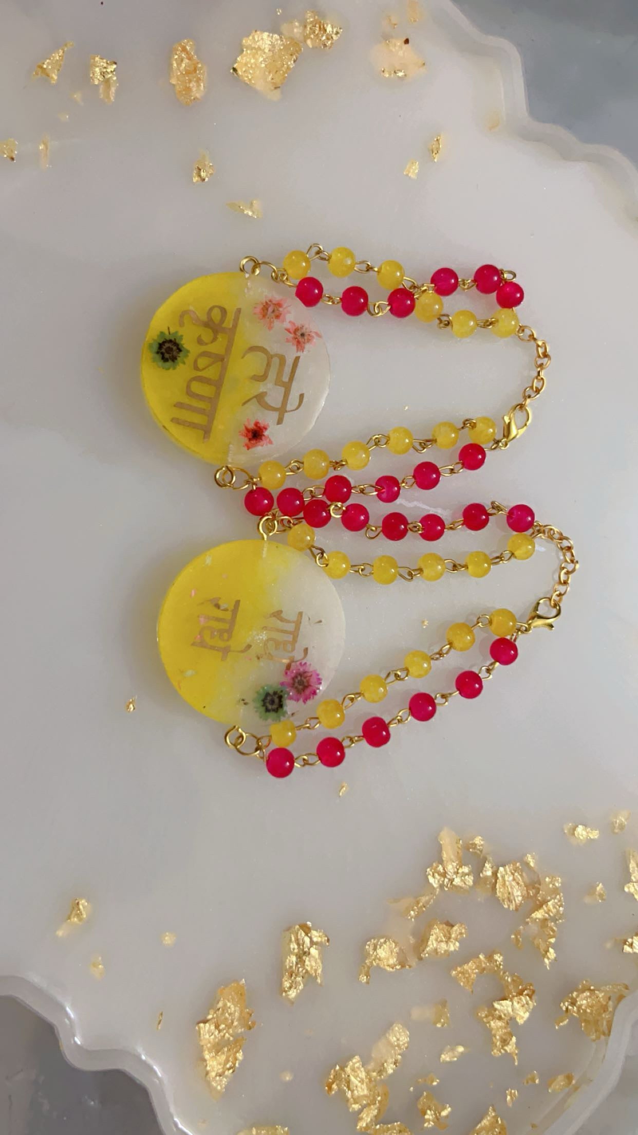 Custom Handcrafted Jewellery | Earings | Heart Pendant | Double Bracelet | Single Bracelet