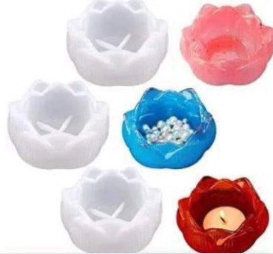 Lotus T-Light Holder Mold