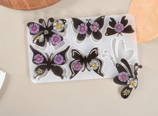 6 Cavity Butterfly Mold