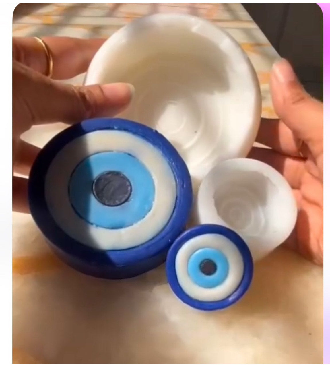 Evil Eye Candle Mold