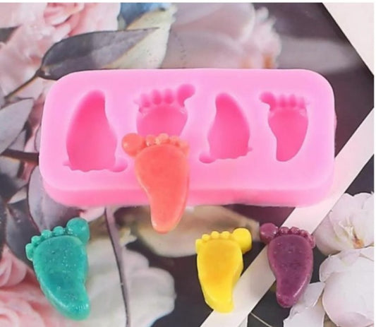 Baby Feet Candle Mold