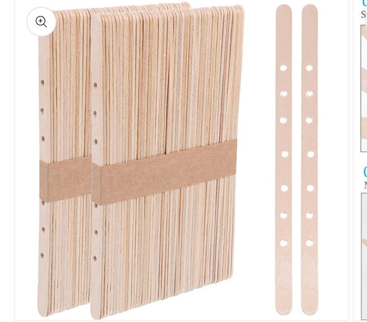 Wooden Multi Wick Holder 10Pc