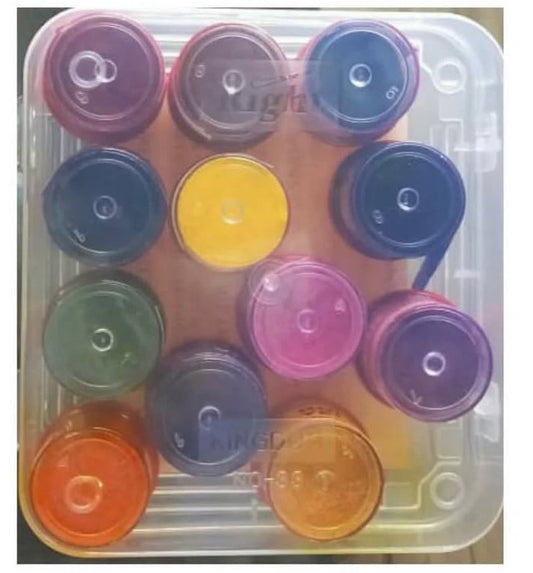 Candle Powder Color 12pc Combo