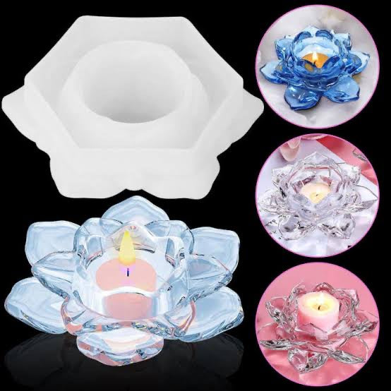 Lotus Shape Candle Holder Mold