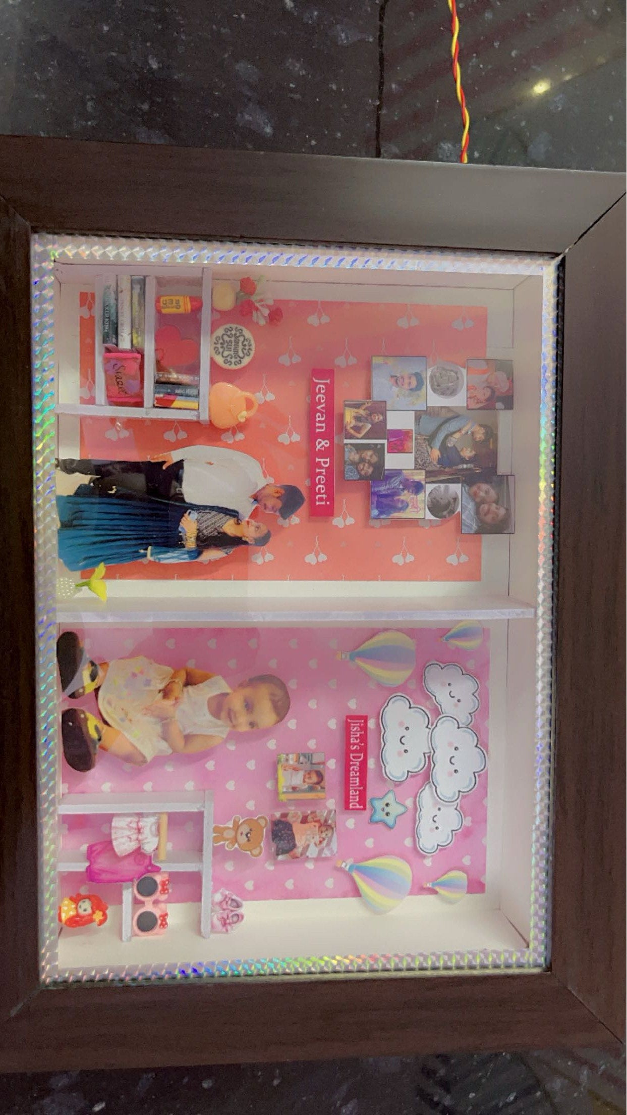 Personalized 3D Miniature Shadow Box || 3D Fridge Magnet