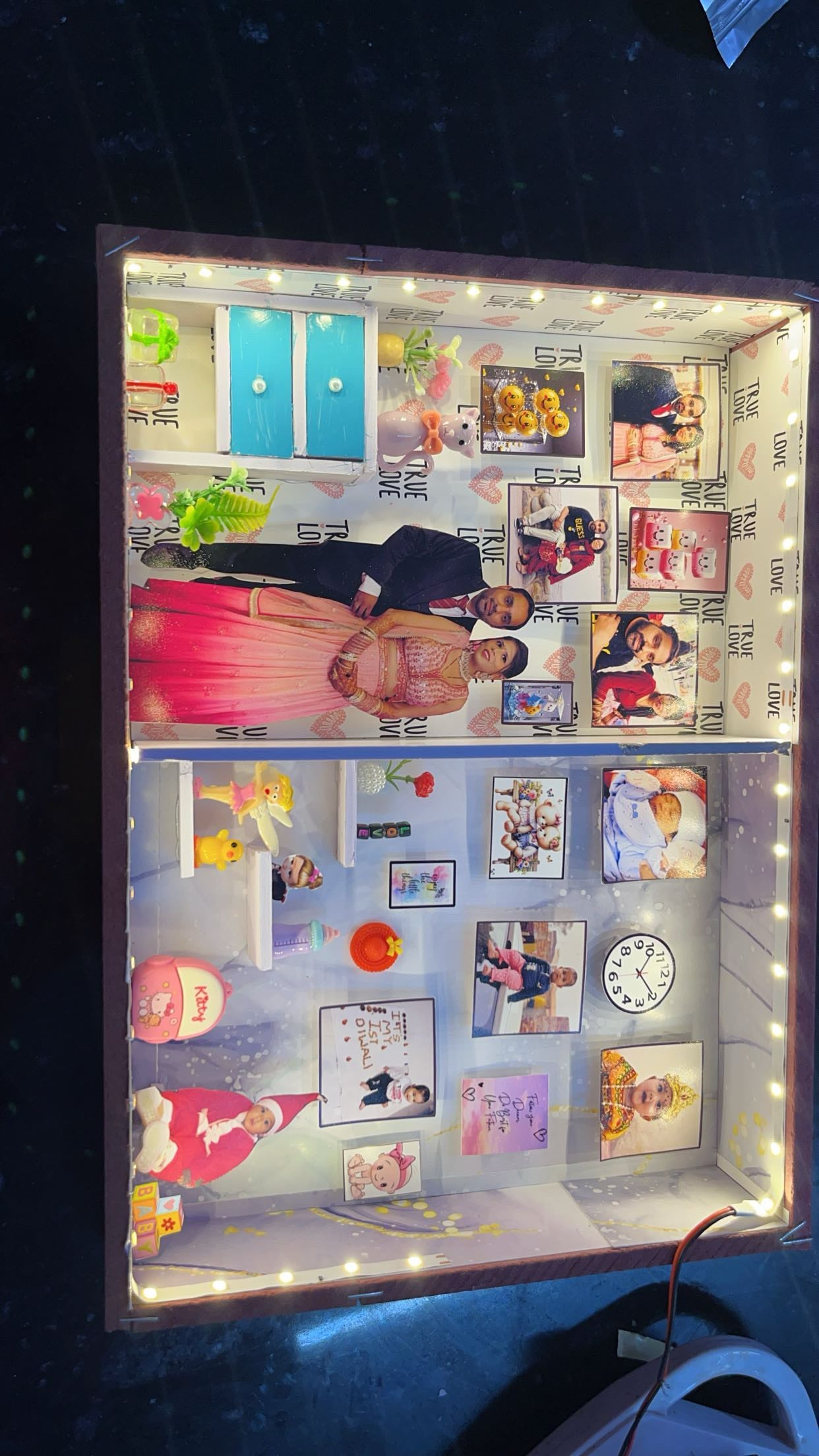 Personalized 3D Miniature Shadow Box || 3D Fridge Magnet