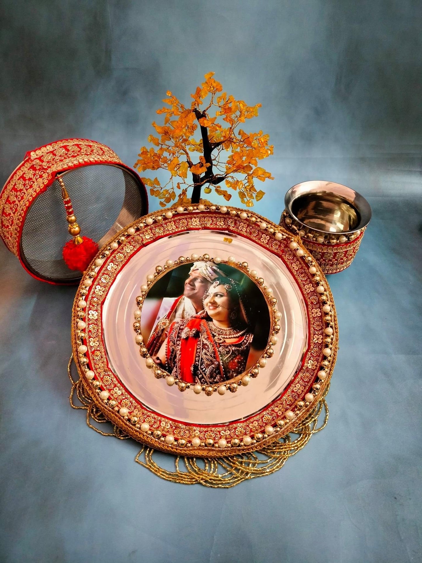 Personalized Karwa Chauth Thali