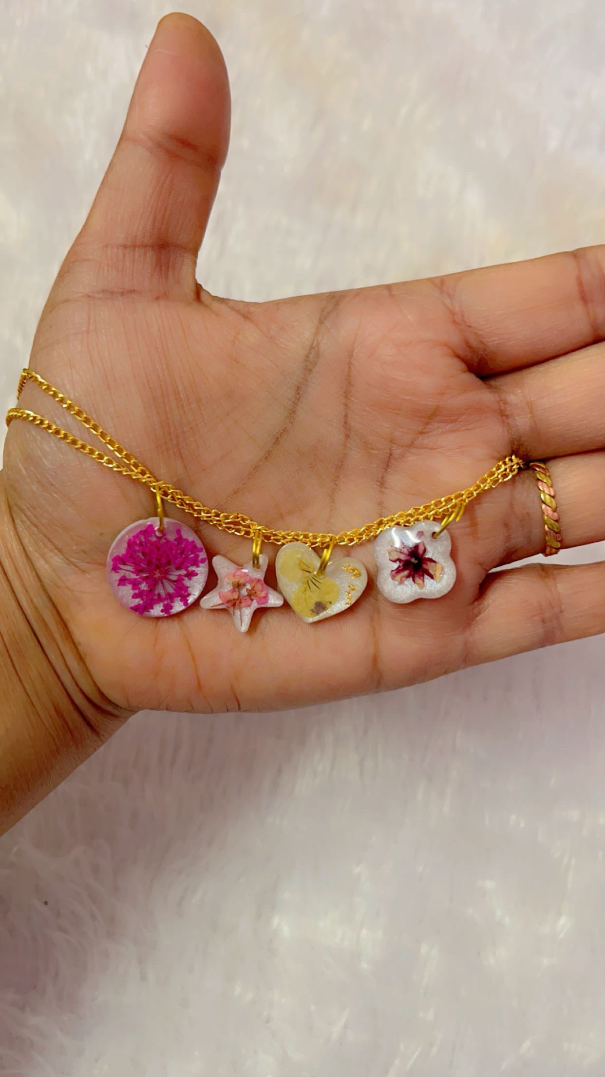 Custom Handcrafted Jewellery | Earings | Heart Pendant | Double Bracelet | Single Bracelet