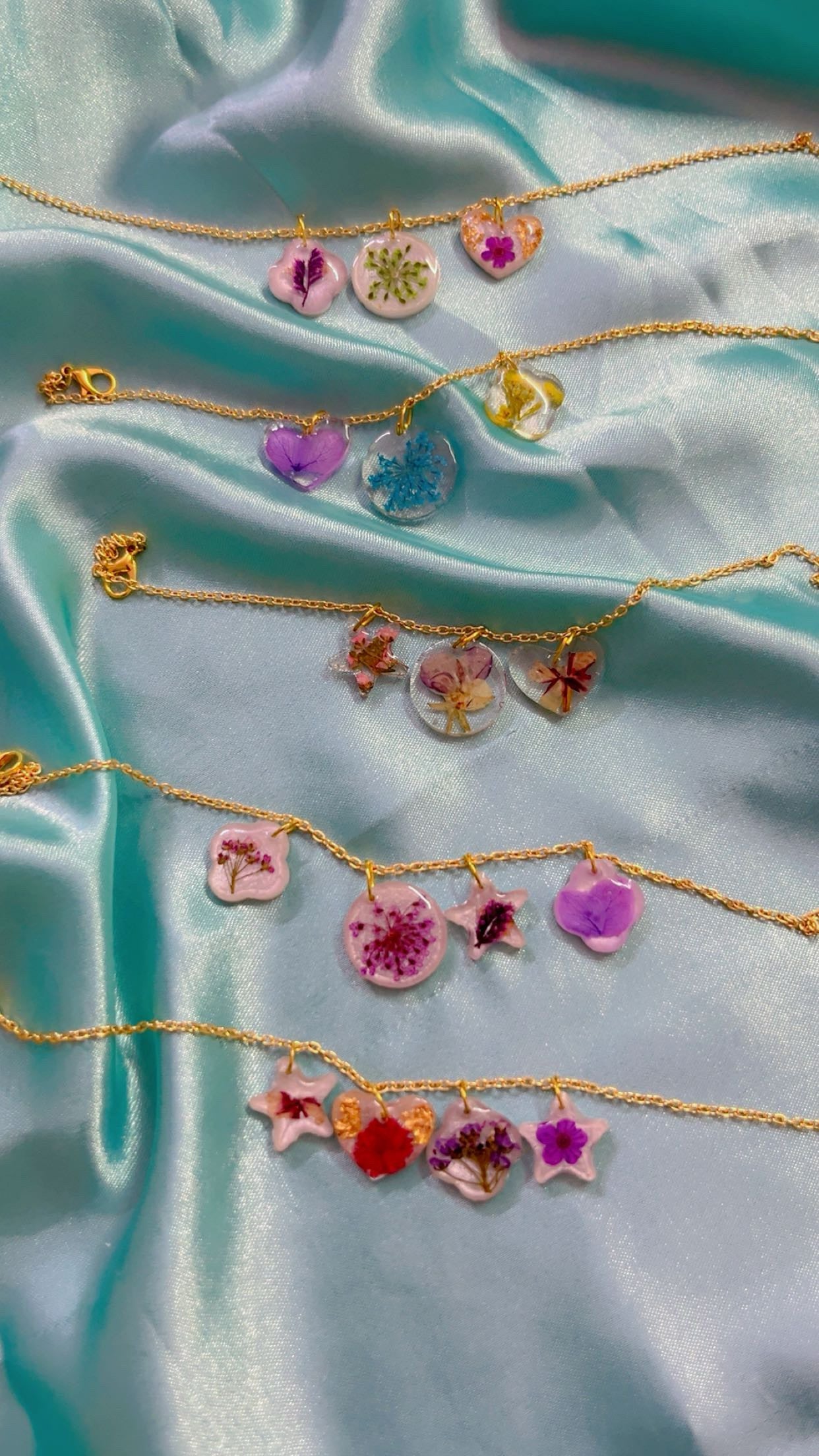 Custom Handcrafted Jewellery | Earings | Heart Pendant | Double Bracelet | Single Bracelet