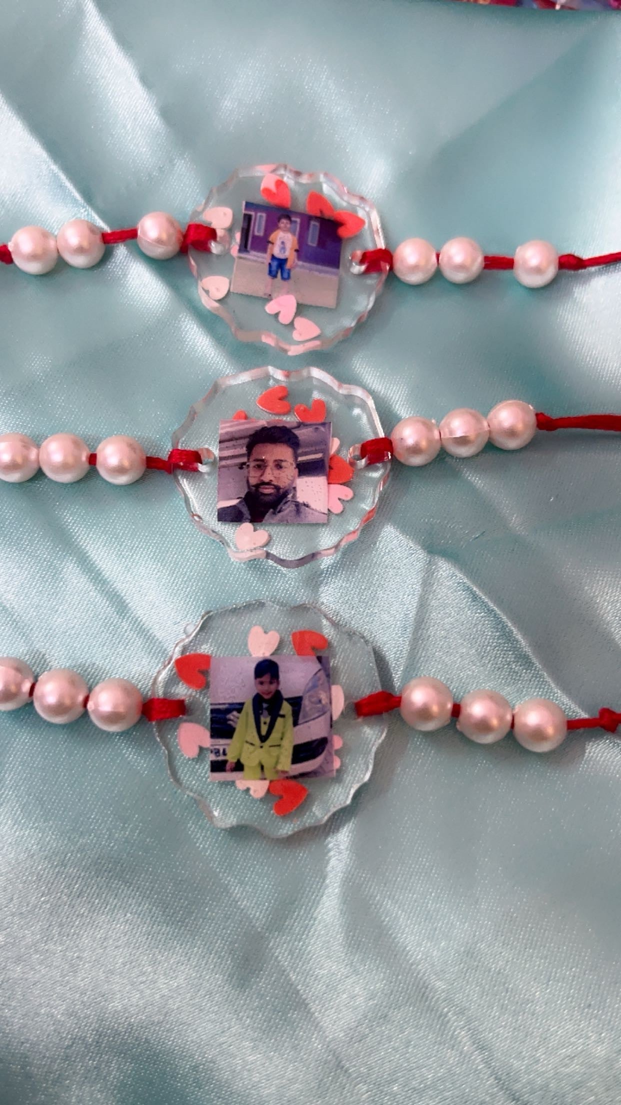 Customized Handcrafted Rakhi | Name Rakhi | Photo Rakhi | Lucky Charm Rakhi