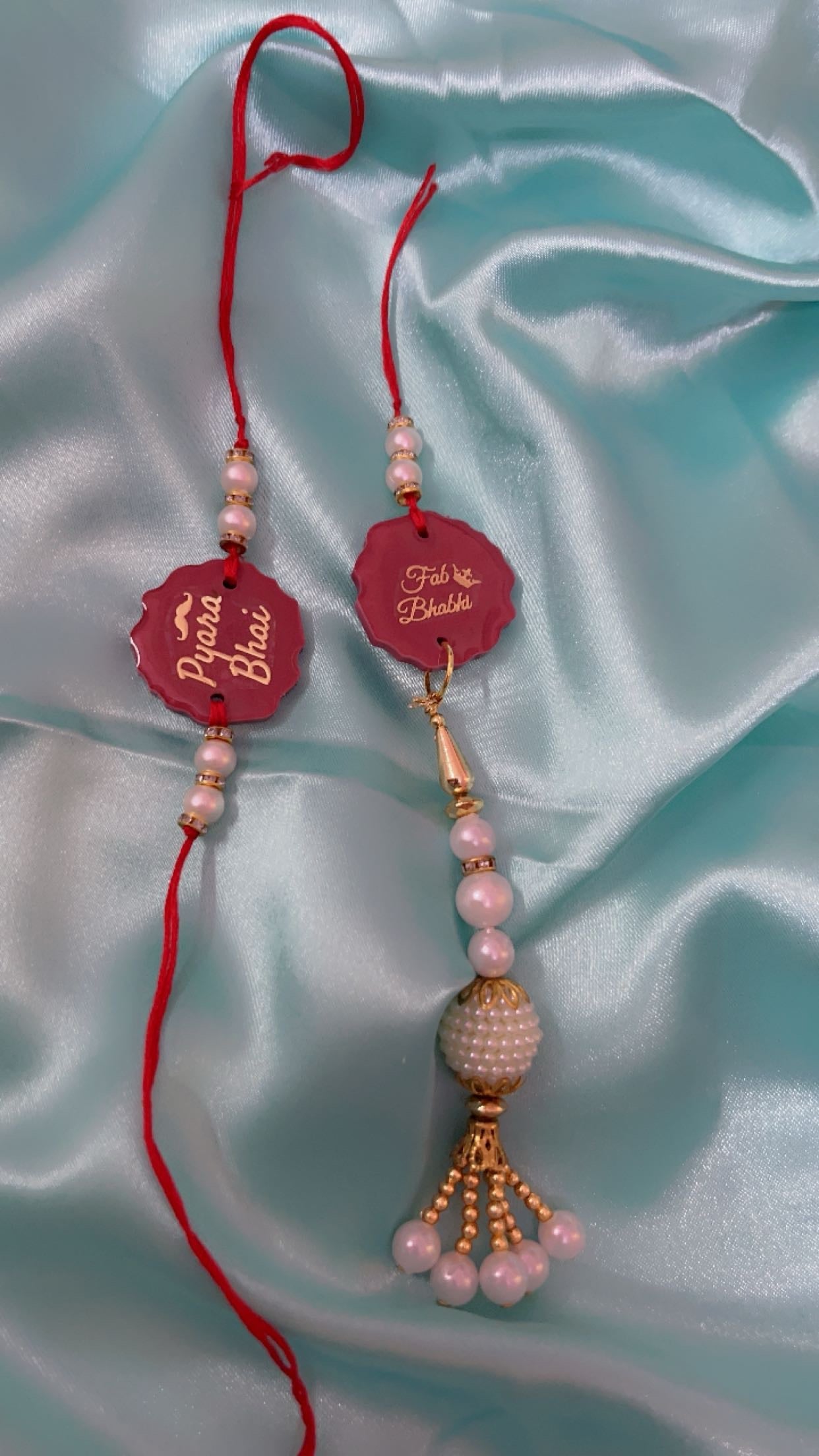 Customized Handcrafted Rakhi | Name Rakhi | Photo Rakhi | Lucky Charm Rakhi