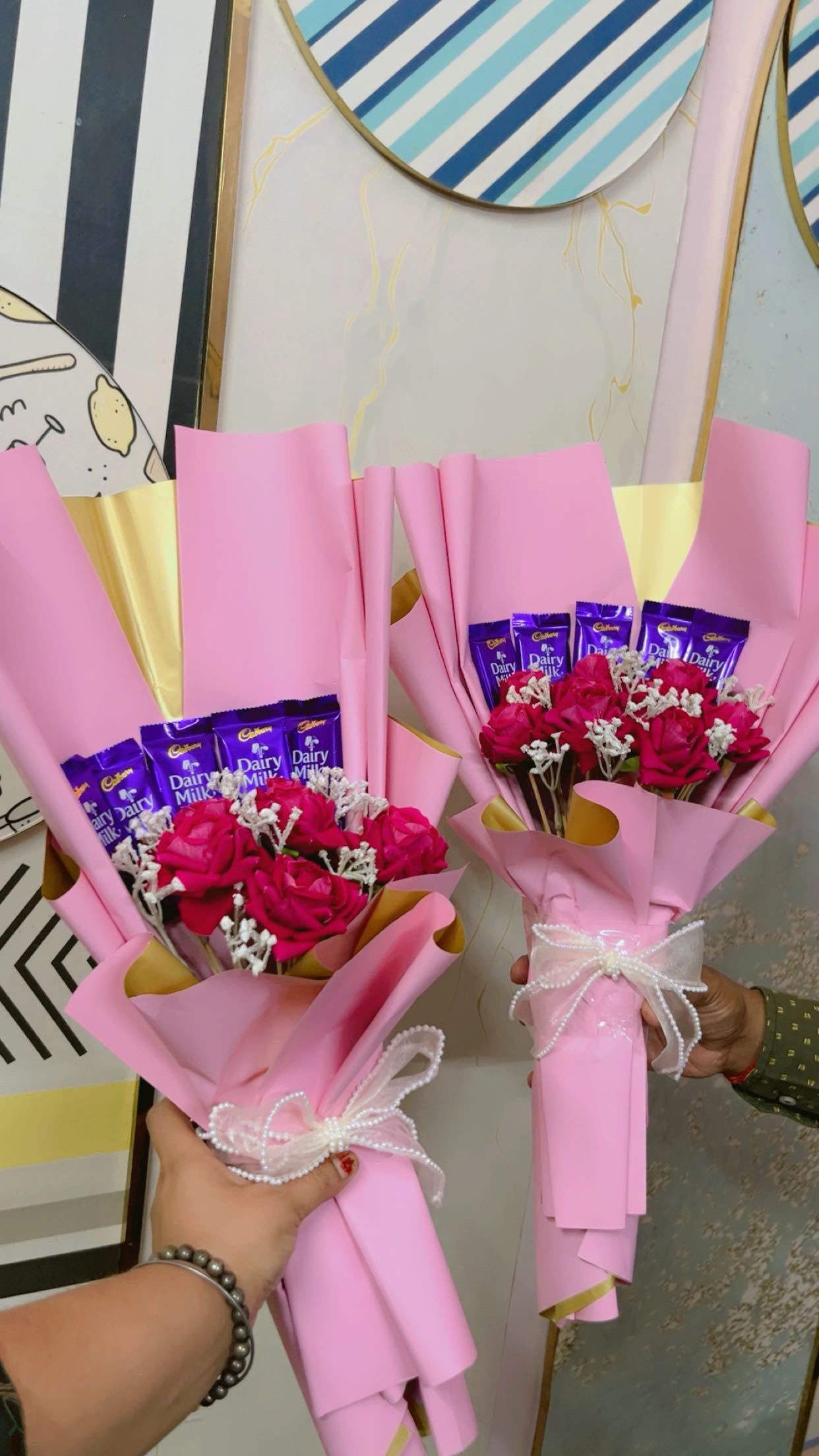 Personalized Handcrafted Chocolate Bouquet Gift