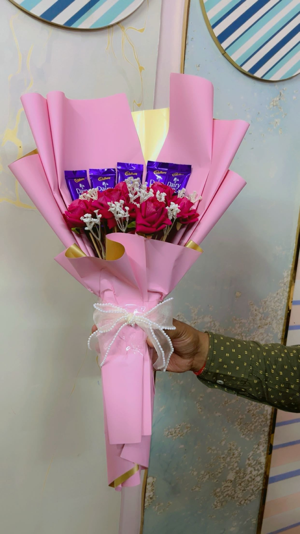 Personalized Handcrafted Chocolate Bouquet Gift