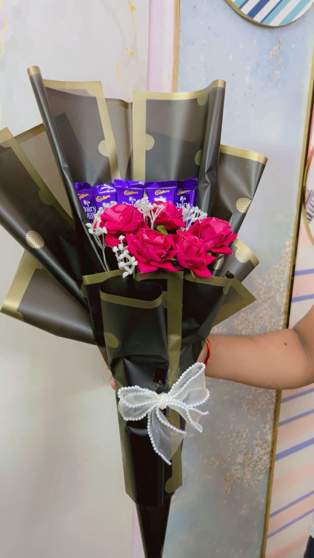 Personalized Handcrafted Chocolate Bouquet Gift