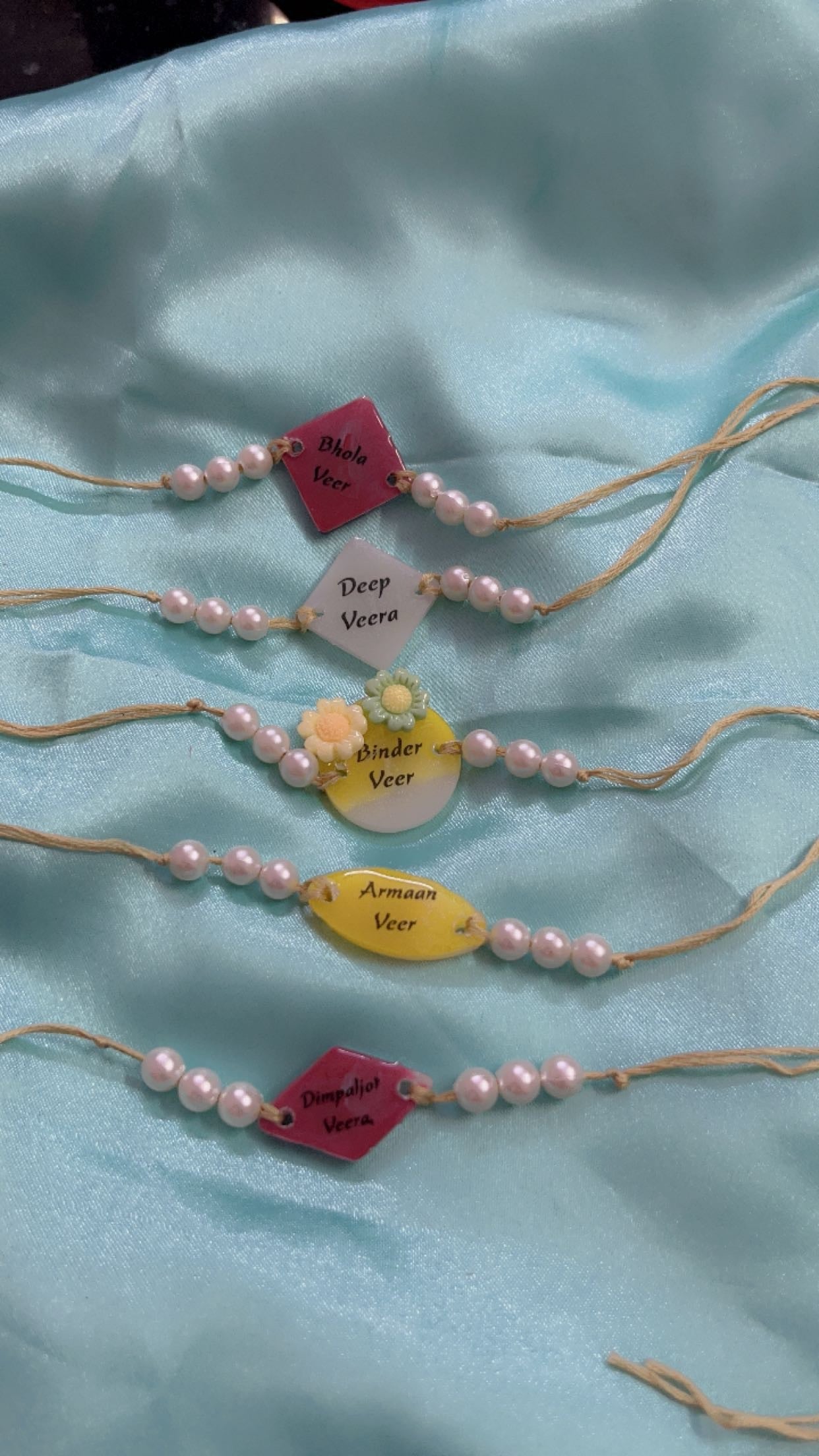 Customized Handcrafted Rakhi | Name Rakhi | Photo Rakhi | Lucky Charm Rakhi