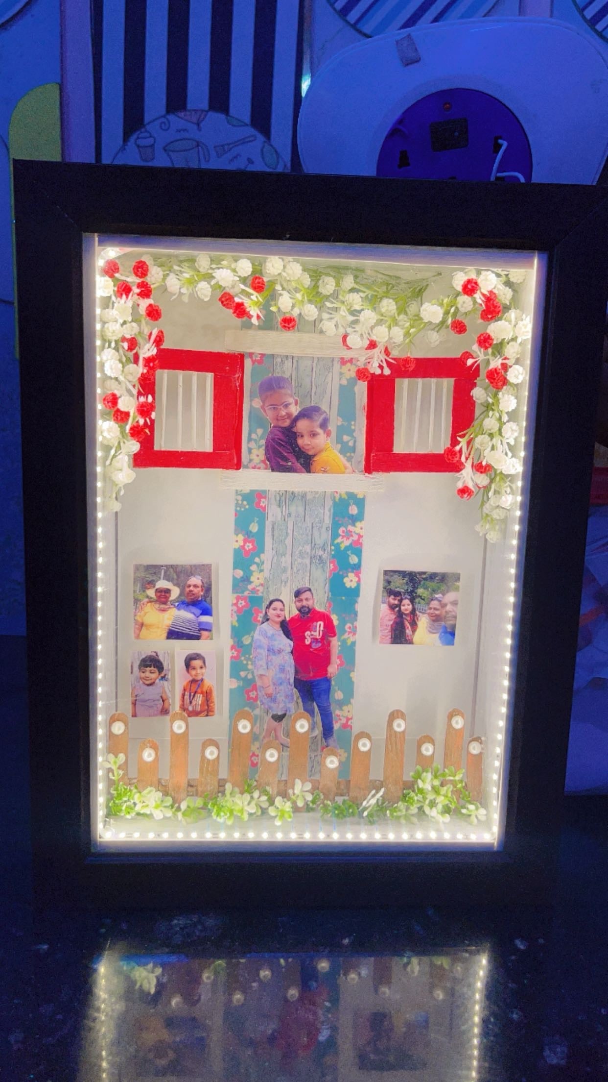 Personalized 3D Miniature Shadow Box || 3D Fridge Magnet