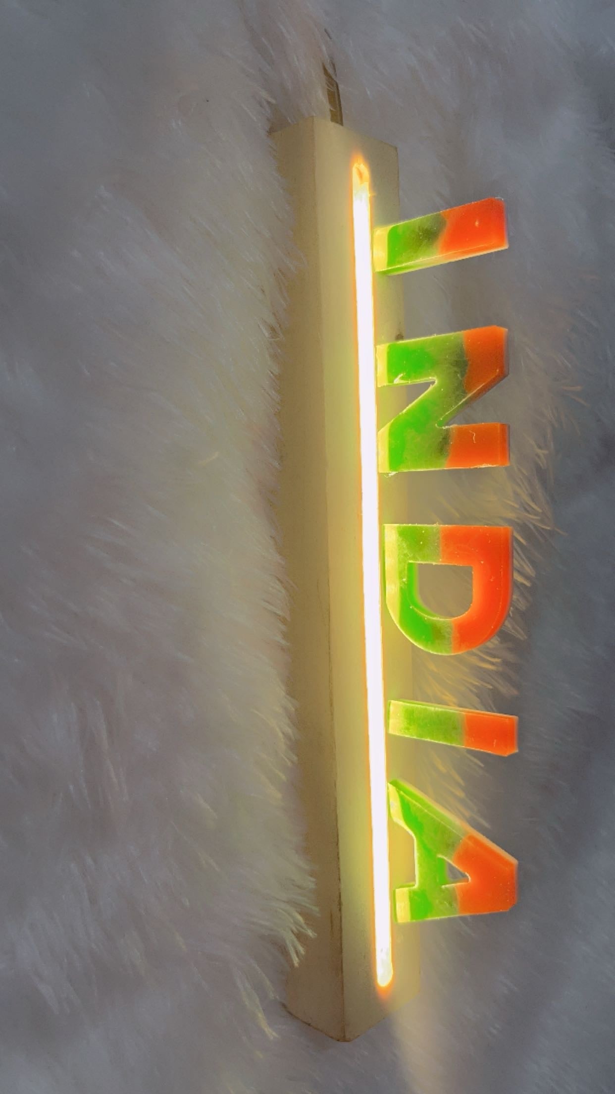 Custom Handcrafted LED Name Stand