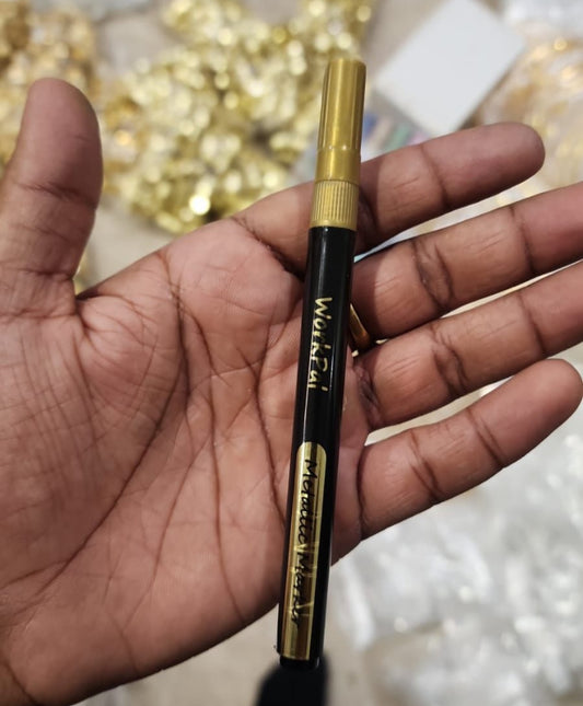 Metalic Golden Thin Marker