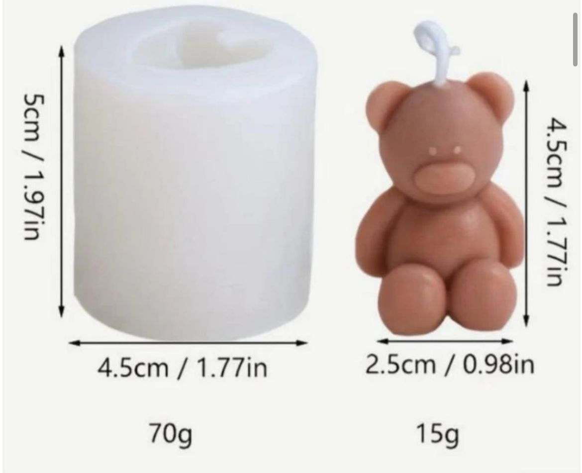 Small teddy bear mould