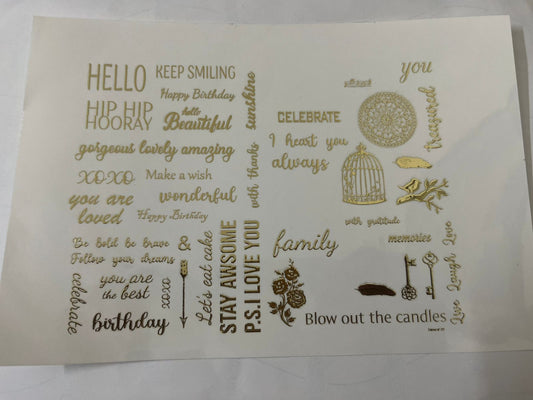 Positive Vibes Sticker Sheet