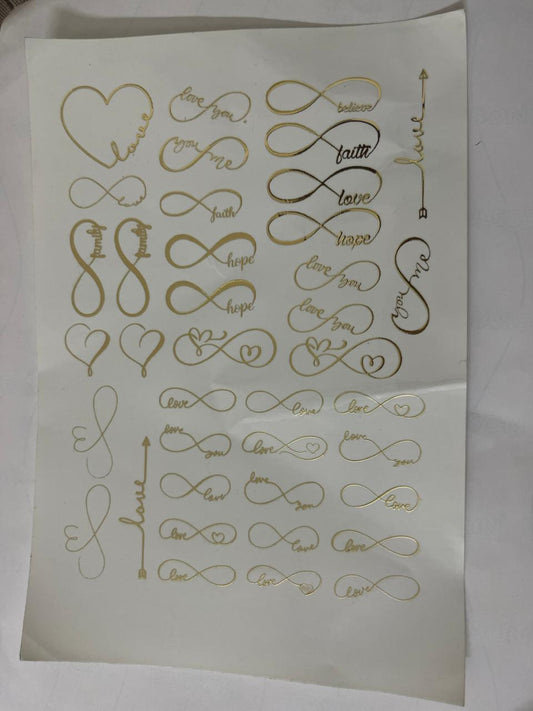 Infinite Love Sticker Sheet