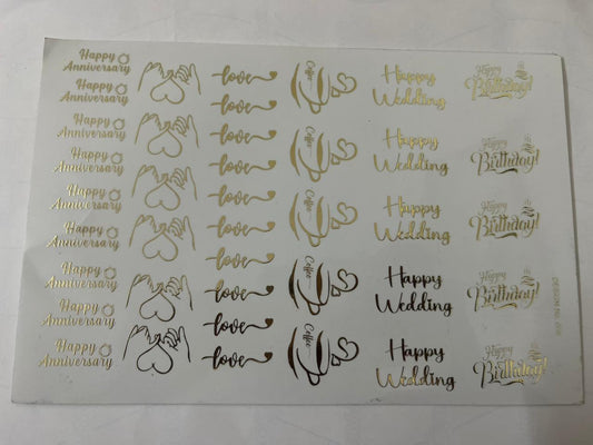 Special Occassions Sticker Sheet